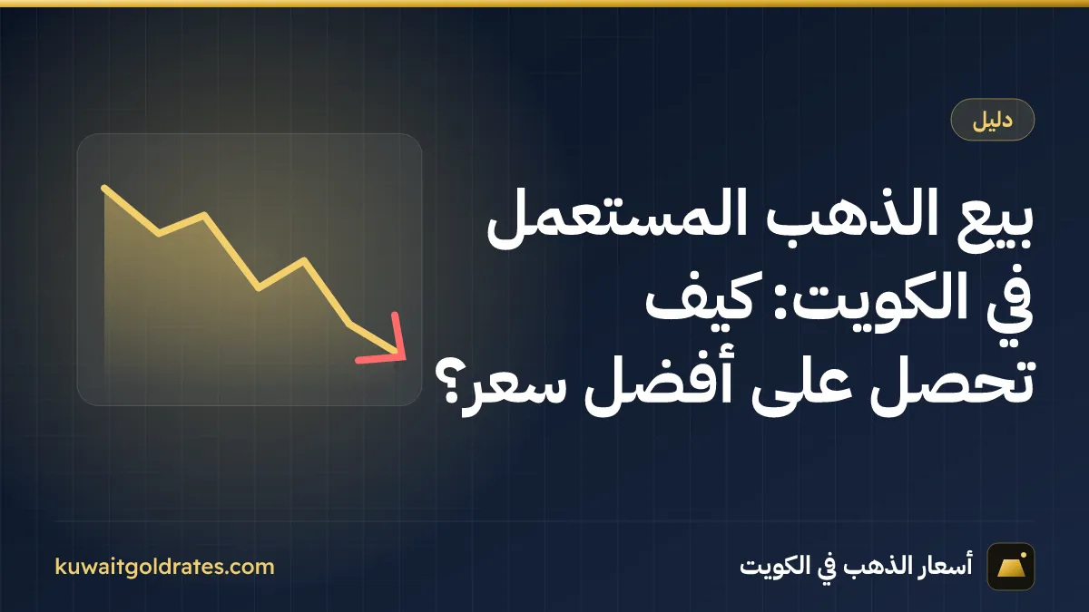 بيع الذهب المستعمل في الكويت: كيف تحصل على أفضل سعر؟