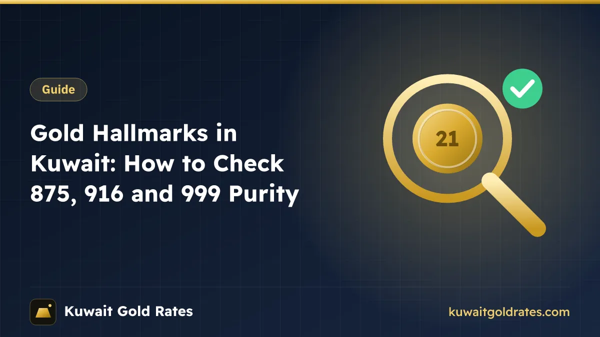 Gold Hallmarks in Kuwait: How to Check 875, 916 and 999 Purity