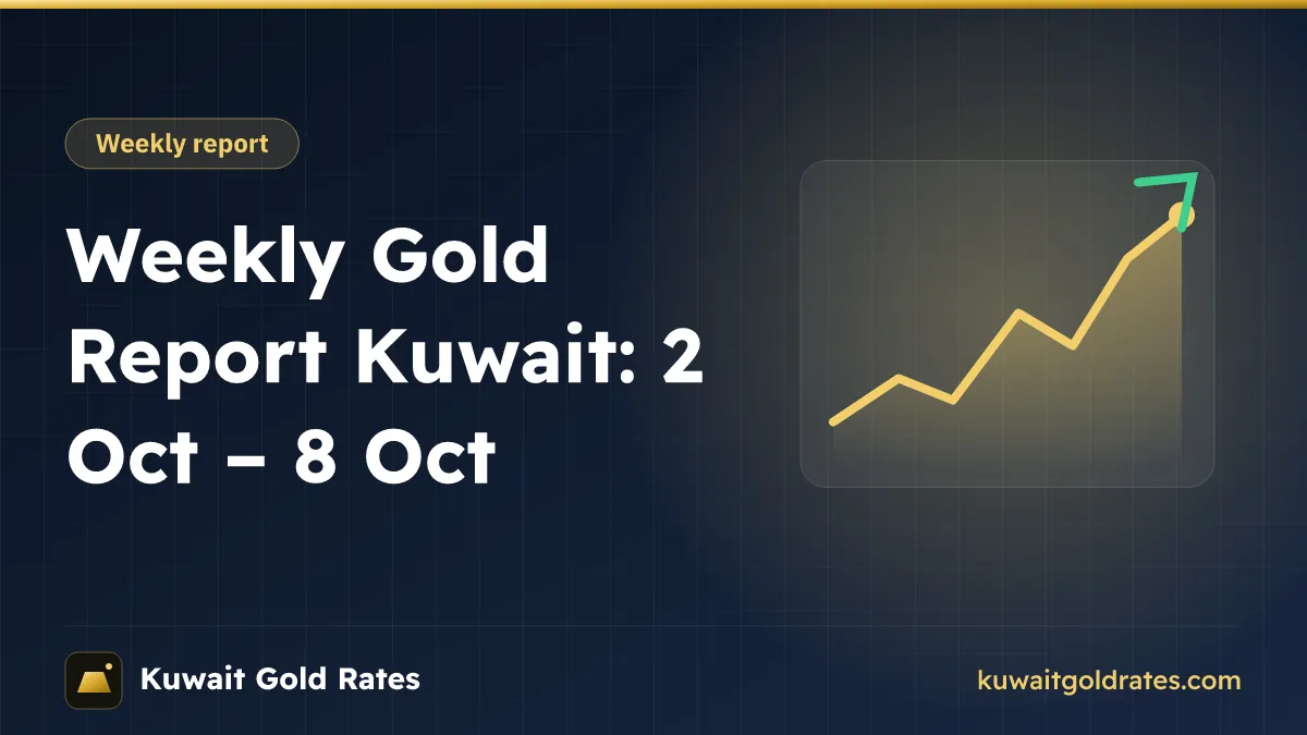 Weekly Gold Report Kuwait: 2 Oct – 8 Oct